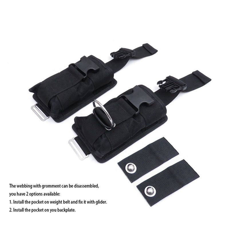 Новый комплект из 6 черных ней – обзор и цена Dive Weight Belt